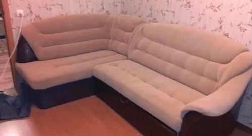Перетяжка углового дивана. Воткинск